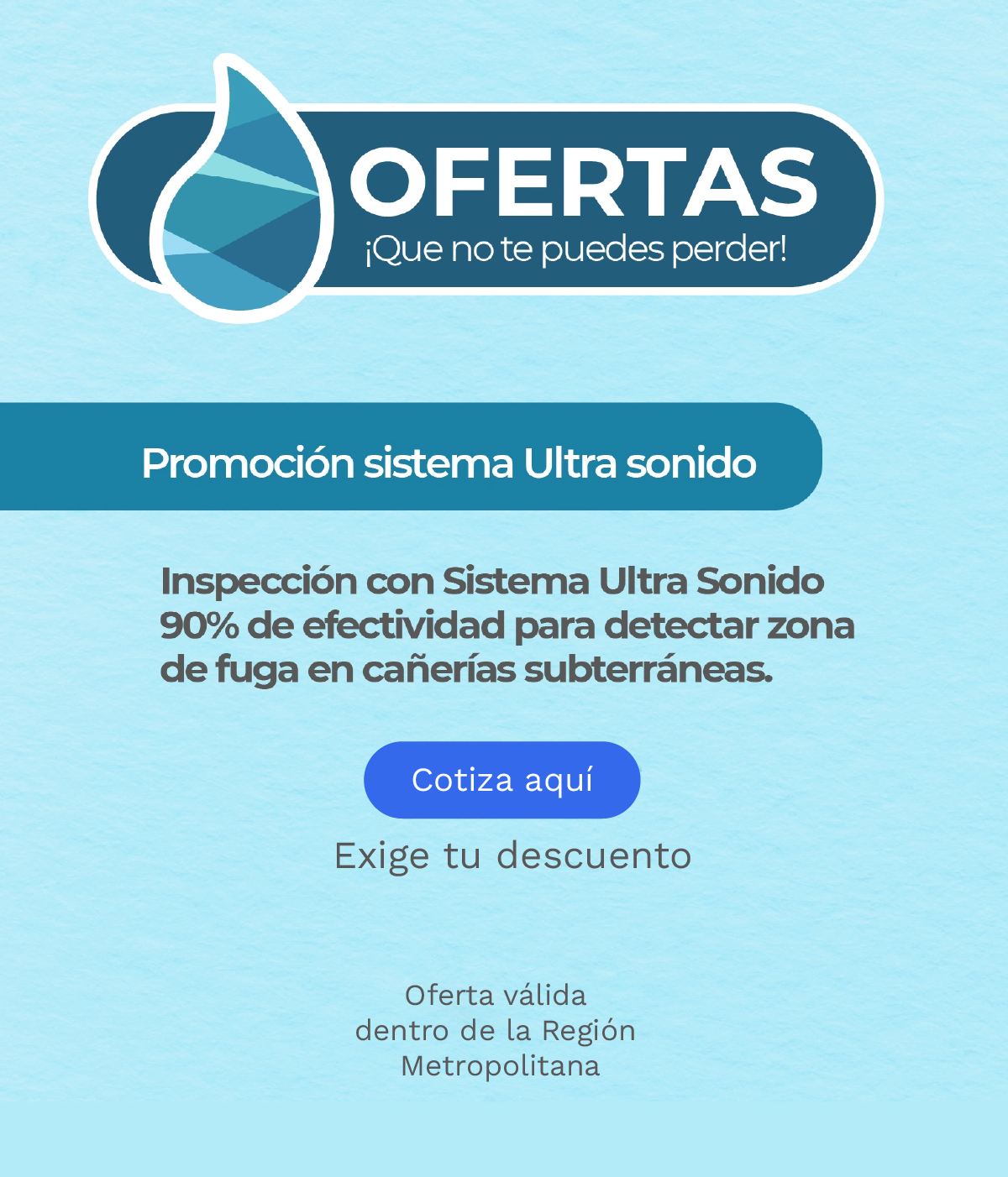 Oferta Fugas Hogar